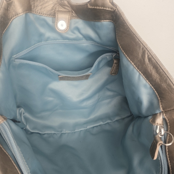 Coach Kahaki Tan Jacquard Signature Satchel Purse F16175 - Picture 9 of 11